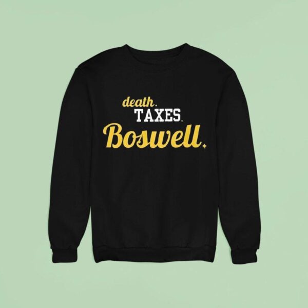 Boswell Guaran Pittsburgh Football Death Taxes Boswell Sweatshirt