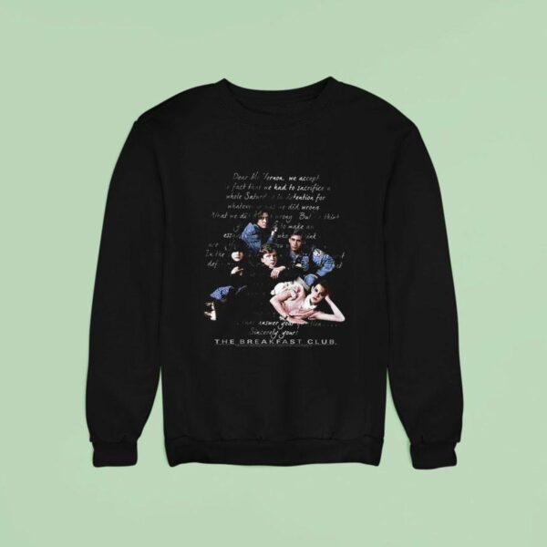 Breakfast Club Letter Sweatshirt