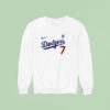 Bts Tae Hyung X Los Angeles Dodgers Signature Logo Sweatshirt