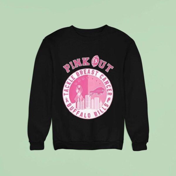 Buffalo Bills Pink Out Tackle Breast Cancer Sweatshirt