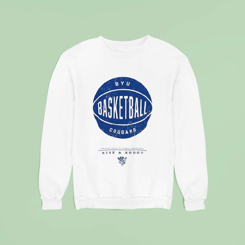 Byu Cougars University Basketball Sweatshirt Byu Cougars University Basketball Sweatshirt
