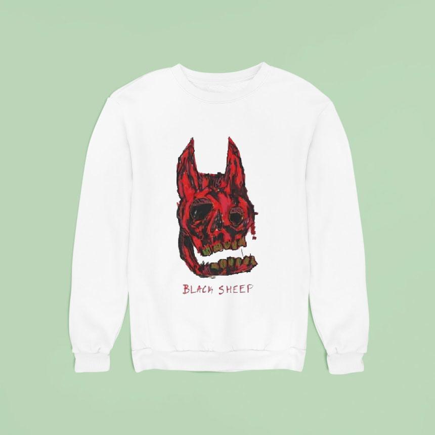 Caskey Black Sheep Skull Sweatshirt Caskey Black Sheep Skull Sweatshirt