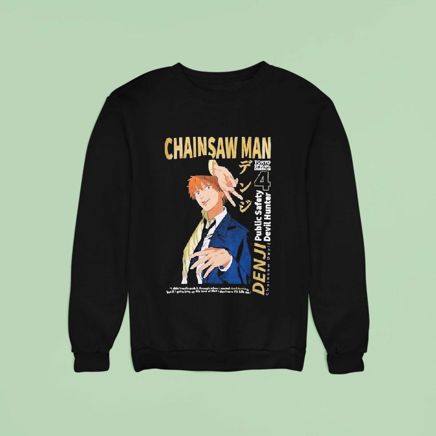 Chainsaw Man Public Safety Devil Hunter Denji Sweatshirt Chainsaw Man Public Safety Devil Hunter Denji Sweatshirt