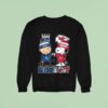 Charlie Brown Kansas City Royals And Snoopy Kansas City Chiefs Skyline Sweatshirt