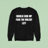 Charlie Kirk Rip Fuck The Violent Lef Sweatshirt