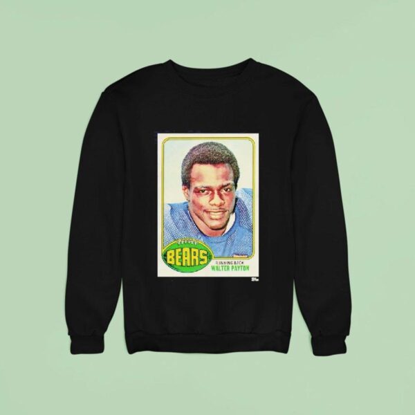 Chicago Bears Walter Payton Trading Card Sweatshirt
