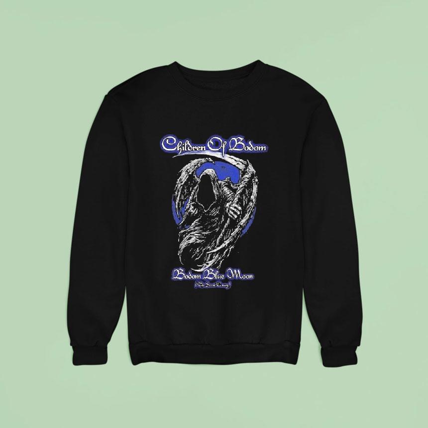 Children Of Bodom Bodom Blue Moon The Second Coming Sweatshirt Children Of Bodom Bodom Blue Moon The Second Coming Sweatshirt