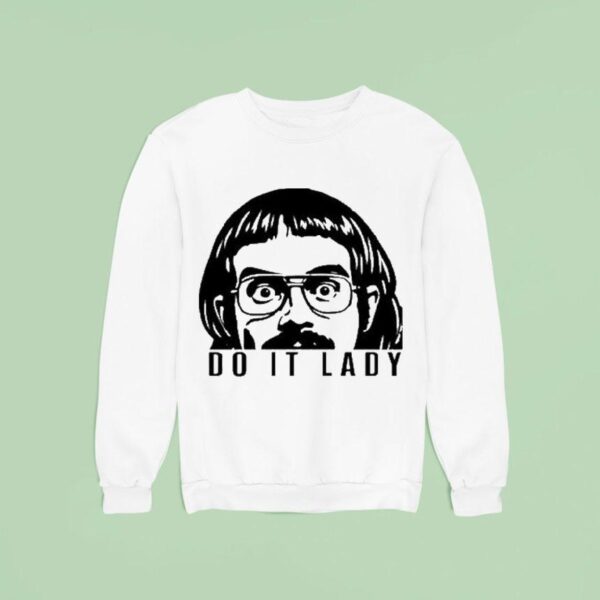 Chit Do It Lady Peeking Sweatshirt