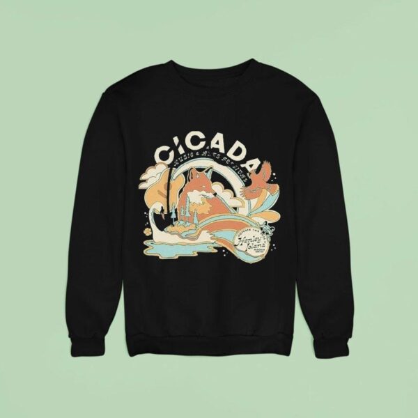 Cicada Fest Hanley Island Niagara On Ca Fox Bird October Sweatshirt
