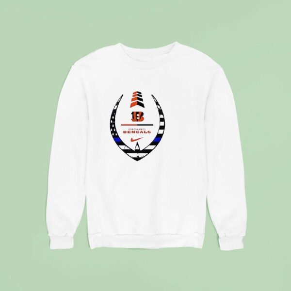 Cincinnati Bengals Police Law Enforcement Appreciation Day Logo Sweatshirt