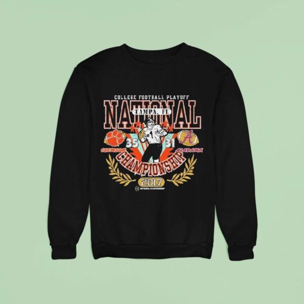Clemson Tigers Vs Alabama Crimson Tide College Football Playoff National Championship Game Matchup Cfp Sweatshirt
