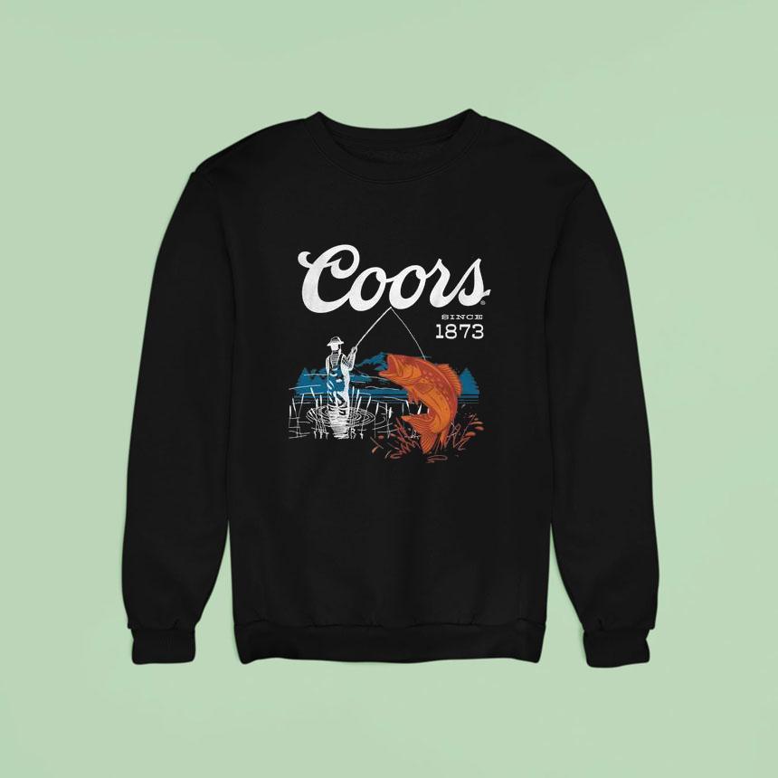 Coors Since Bass Fishing Sweatshirt Coors Since Bass Fishing Sweatshirt