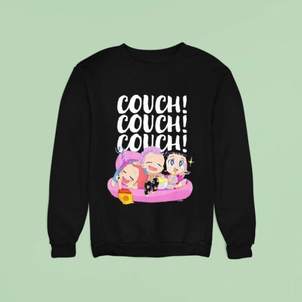 Couch Couch Couch Mira Rumi And Zoey K Pop Demon Hunters Sweatshirt
