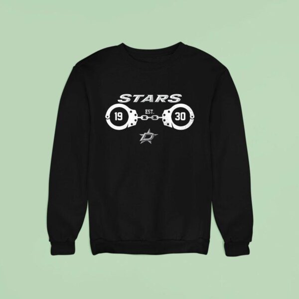 Dallas Stars Law Enforcement Appreciation Day Est Logo Sweatshirt