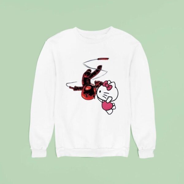 Daredevil Hello Kitty Kissing Sweatshirt