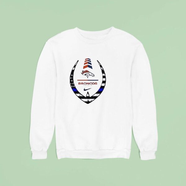 Denver Broncos Police Law Enforcement Appreciation Day Logo Sweatshirt