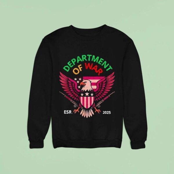 Department Of War Established Dow Sweatshirt