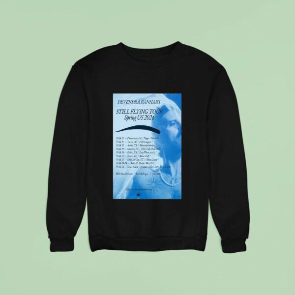 Devendra Banhart Still Flying Tour Spring Us Sweatshirt