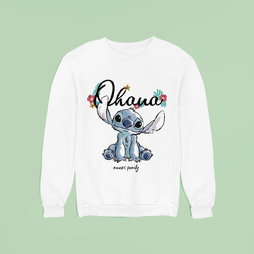 Disney Lilo Stitch Ohana Means Family Sweatshirt Disney Lilo Stitch Ohana Means Family Sweatshirt