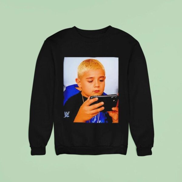 Dominik Mysterio Kid Playing Game Sweatshirt