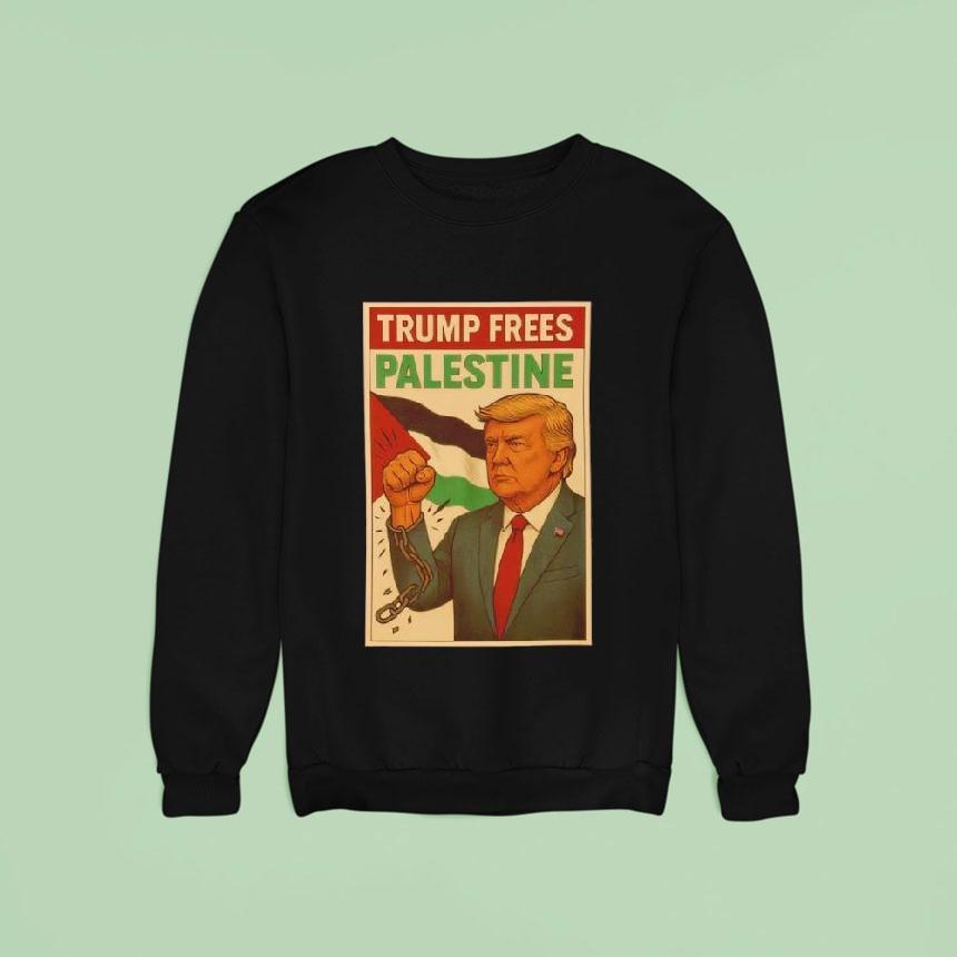 Donald Trump Frees Palestine Sweatshirt Donald Trump Frees Palestine Sweatshirt
