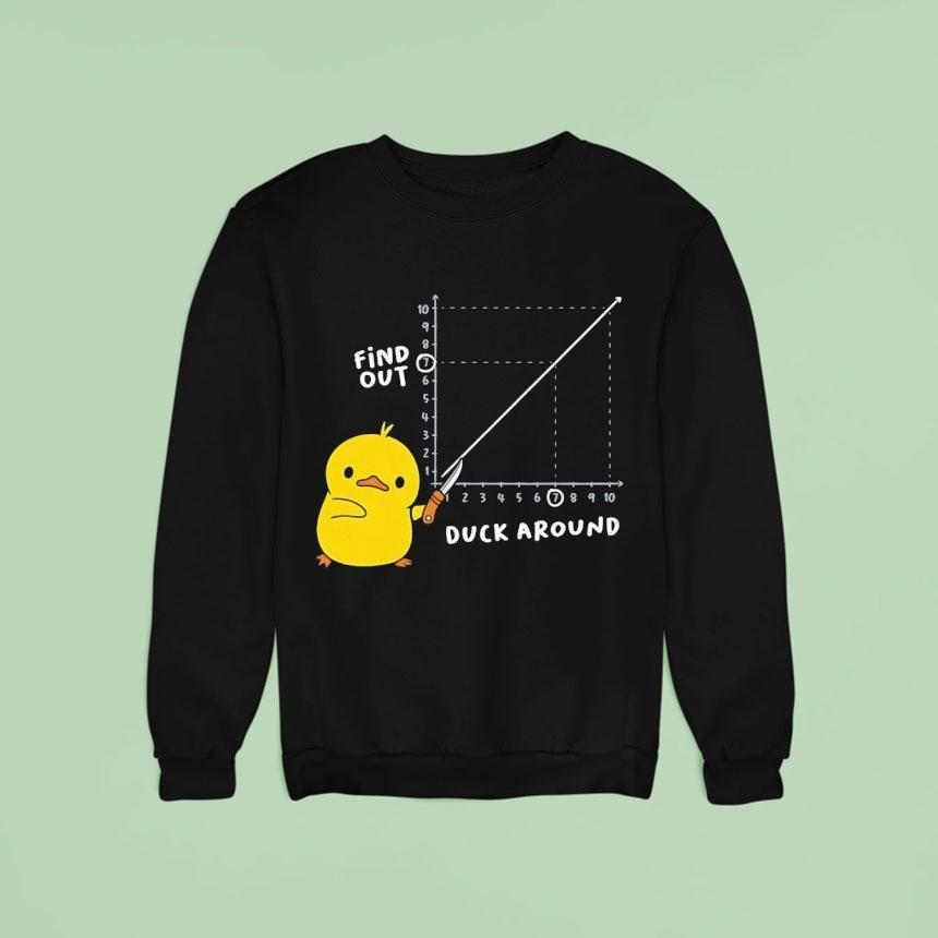 Duck Around Find Out Meme Sweatshirt Duck Around Find Out Meme Sweatshirt