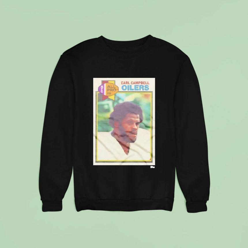 Earl Campbell Houston Oilers Football Sweatshirt Earl Campbell Houston Oilers Football Sweatshirt