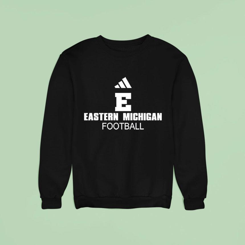 Eastern Michigan Eagles Football Logo Sweatshirt Eastern Michigan Eagles Football Logo Sweatshirt
