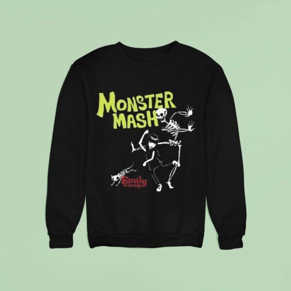 Emily The Strange Green Monster Mash Sweatshirt
