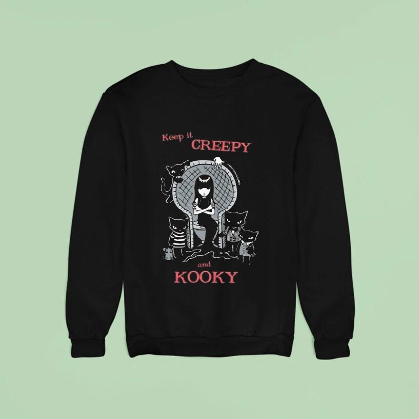 Emily The Strange Keep It Creepy And Kooky Sweatshirt Emily The Strange Keep It Creepy And Kooky Sweatshirt