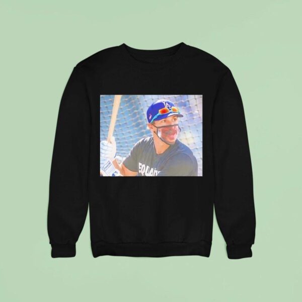Enrique Hernndez Los Angeles Dodgers Funny Face Mask Sweatshirt