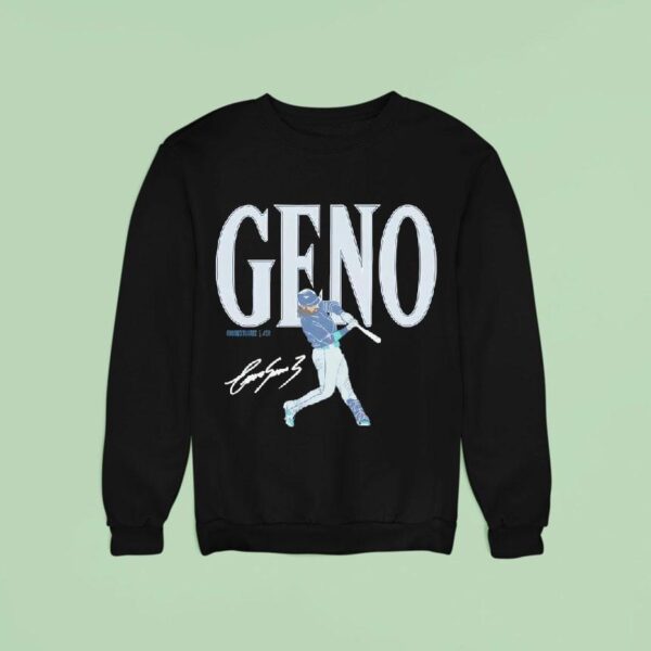 Eugenio Suarez Seattle Mariners Geno Baseball Mlb Signature Sweatshirt