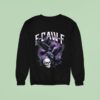 F Caw F Mortality Call Gothic Crow And Skull Sweatshirt