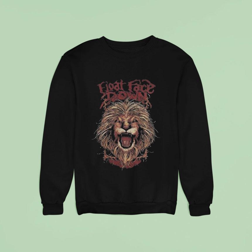Float Face Down Lion S Den Sweatshirt Float Face Down Lion S Den Sweatshirt