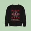 Food Family Football Cross Stitch Pixel Sweatshirt