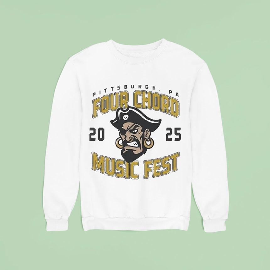 Four Chord Music Festival Pittsburgh Pirates Pa Sweatshirt Four Chord Music Festival Pittsburgh Pirates Pa Sweatshirt