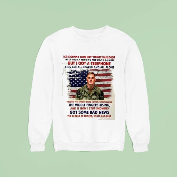 Fuck I C E American Soldier Protes Sweatshirt