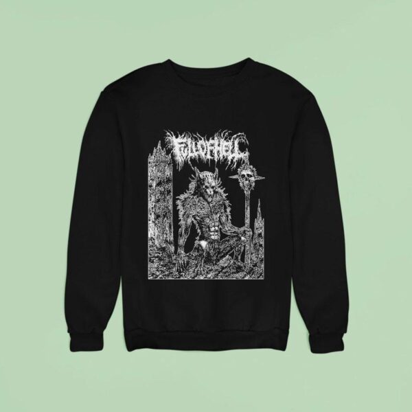 Full Of Hell Beastial Wolf Sweatshirt