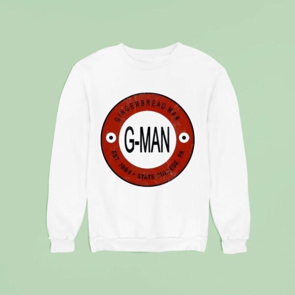 G Man Gingerbread Man Est State College Sweatshirt