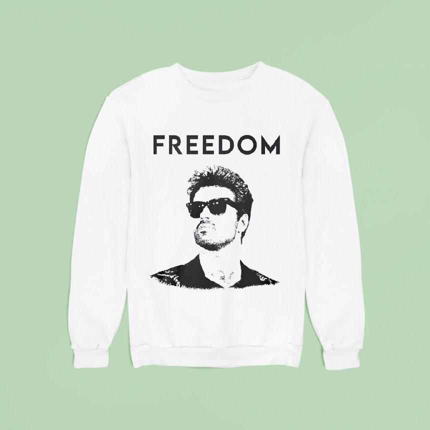 George Michael Freedom Sweatshirt George Michael Freedom Sweatshirt
