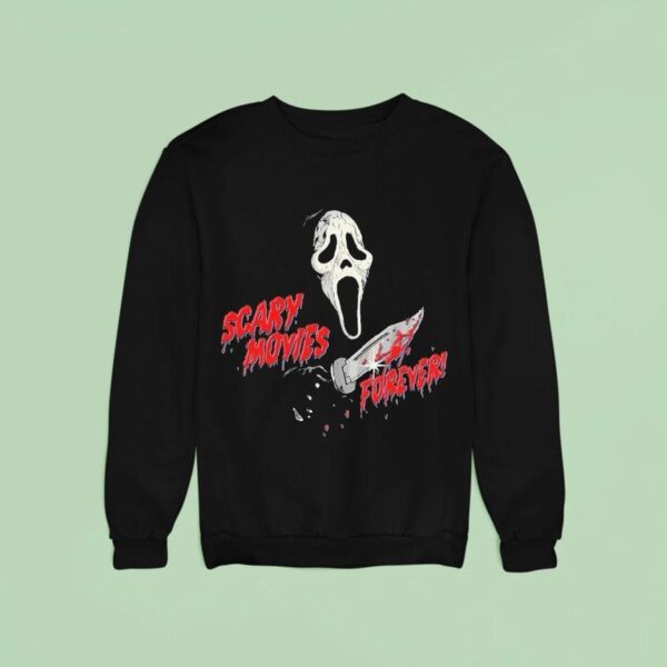 Ghostface Scary Movies Forever Knife Sweatshirt