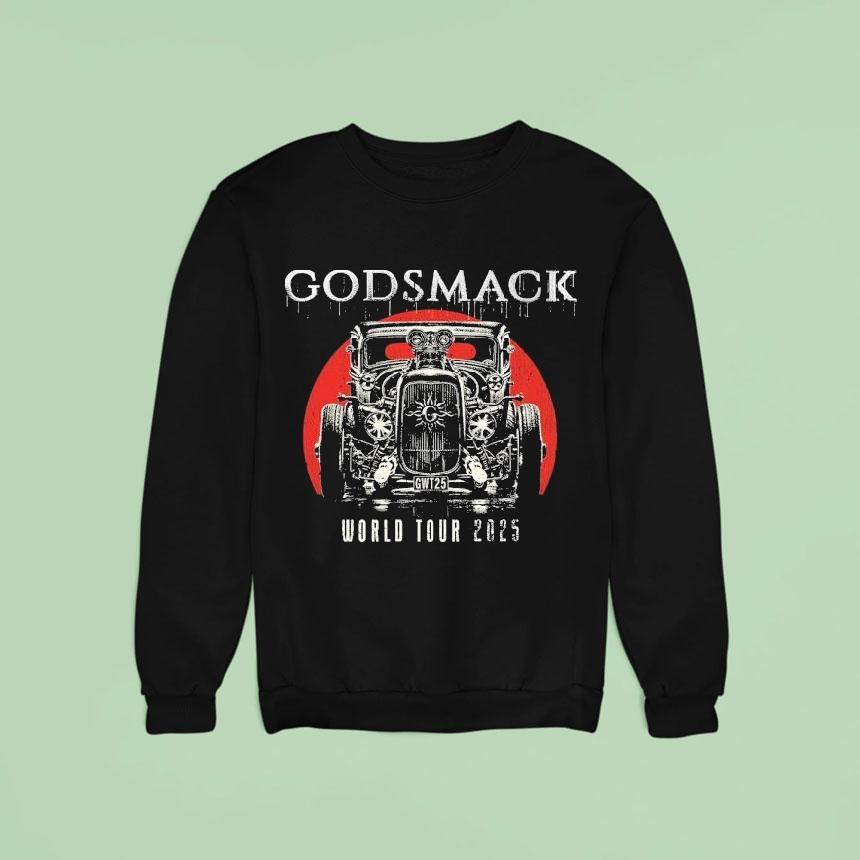 Godsmack Gwt World Tour Jeep Sweatshirt Godsmack Gwt World Tour Jeep Sweatshirt