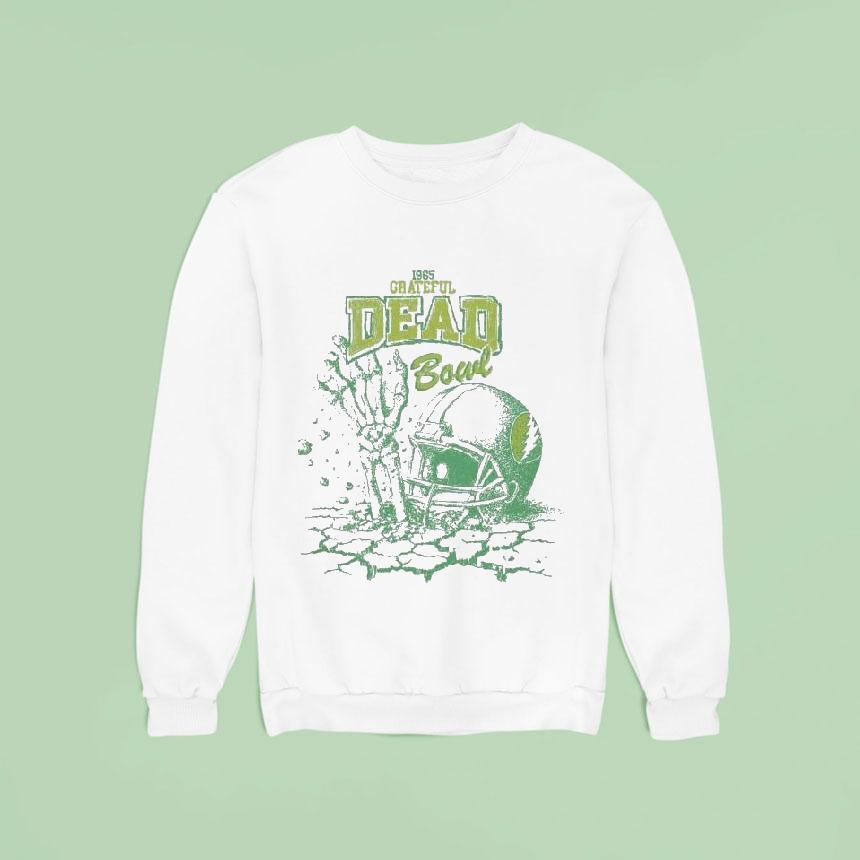Grateful Dead Bowl Helmet Skeleton Hand Sweatshirt Grateful Dead Bowl Helmet Skeleton Hand Sweatshirt