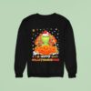 Grinch Pumpkin Happy Hallothanksmas And Merry Christmas Fall Sweatshirt