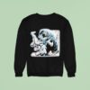 Half Face Blades Bear Sweatshirt