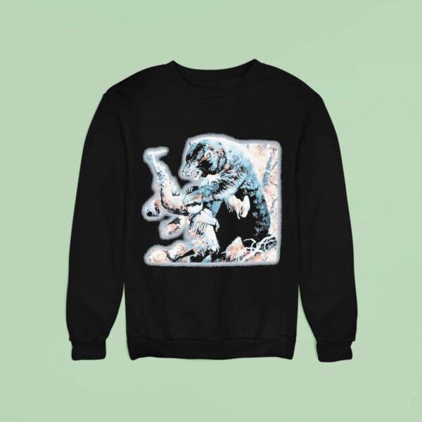 Half Face Blades Bear Sweatshirt