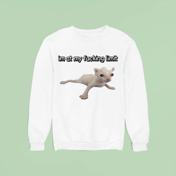 I M At My Fucking Limit Ca Sweatshirt