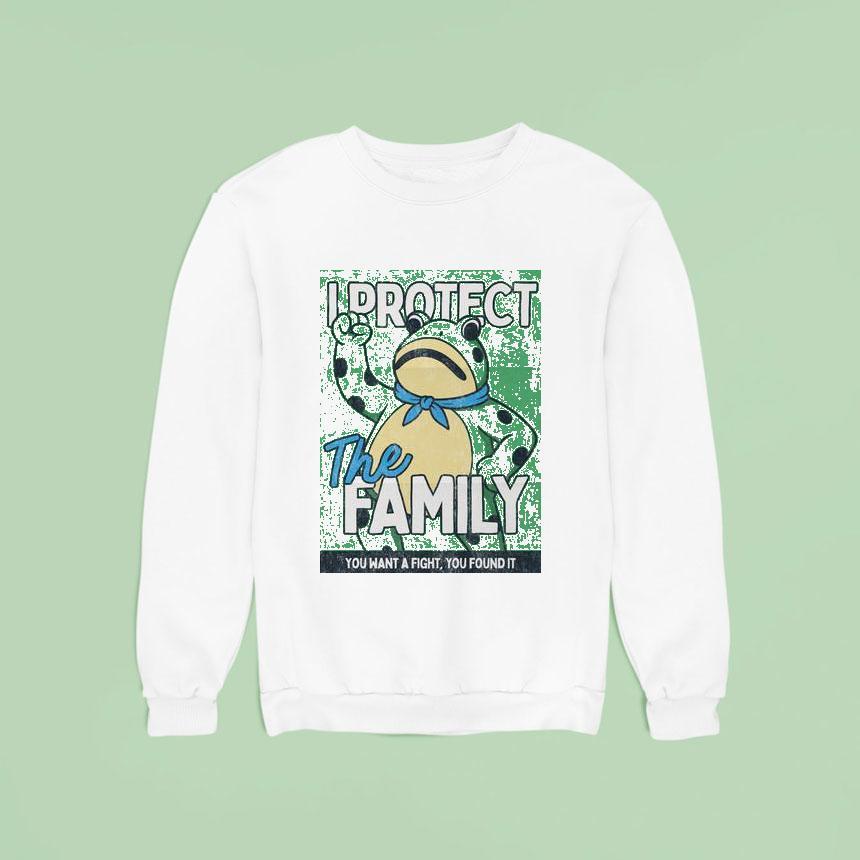 I Protect The Family Frog Sweatshirt I Protect The Family Frog Sweatshirt
