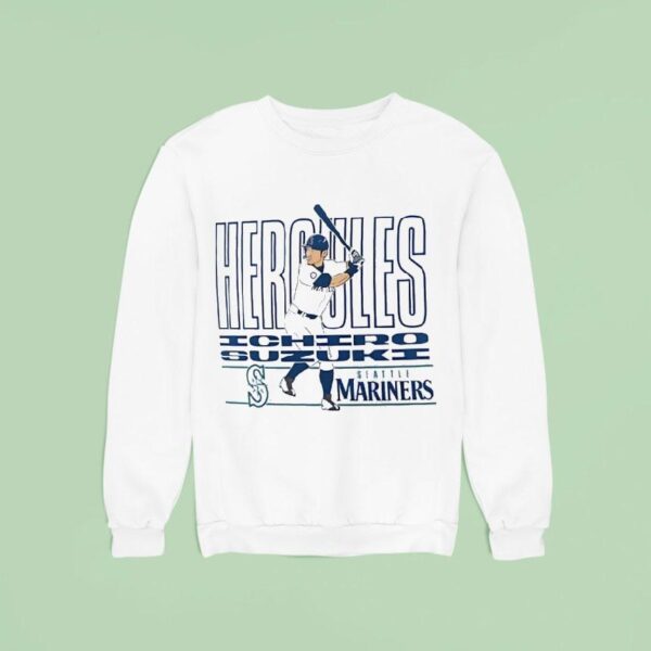 Ichiro Suzuki Seattle Mariners Cooperstown Baseball Sweatshirt