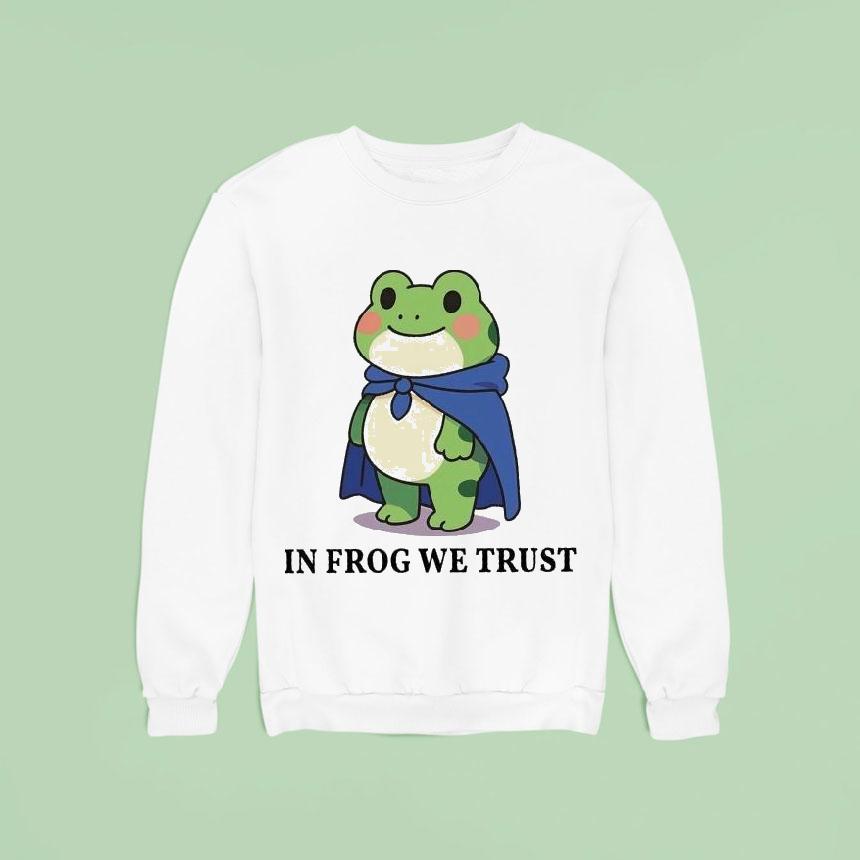 In Frog We Trust Frog Portland Ice Anti Fascism Protes Sweatshirt In Frog We Trust Frog Portland Ice Anti Fascism Protes Sweatshirt